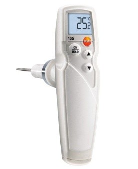 Прочный термометр для пищевого сектора (105 Комплект 3) Testo 0563 1054 в ШефСтор (chefstore.ru)